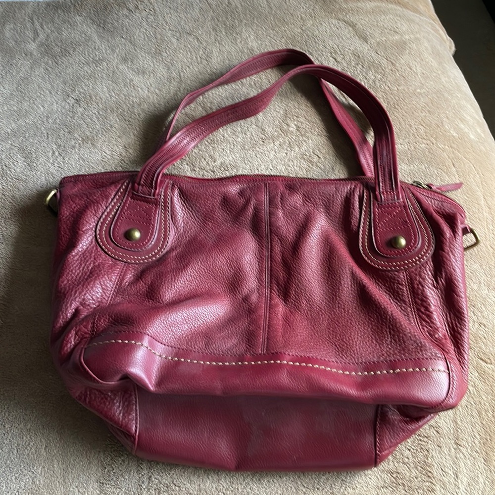 Sak leather shoulder bag